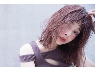 カラー メンズ 🌟小顔レイヤー× 赤み消し透明感カラーのヘアスタイル