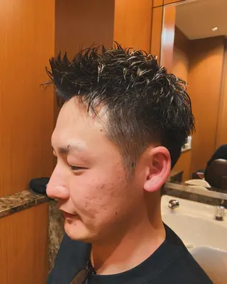 ショート 北川 竜也のヘアスタイル