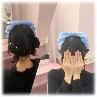 ヘアアレンジ ヘアセット 🤍AIRA🤍のヘアスタイル
