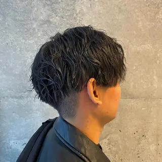 パーマ メンズ Ryo 難波 メンズサロンのヘアスタイル