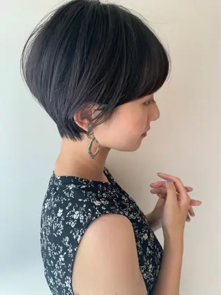 ショート レイヤー/縮毛矯正 髪質改善/e_kiのヘアスタイル