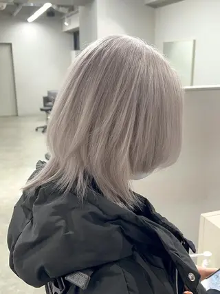 ミディアム カラー ✨【公式】 juhl.横浜✨のヘアスタイル