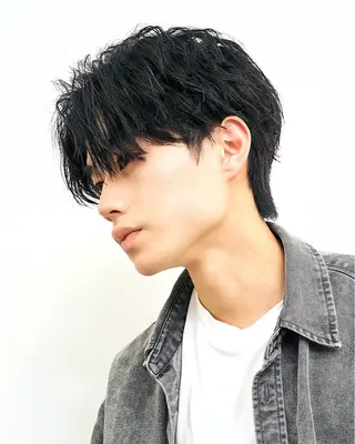 パーマ メンズ 【メンズ特化⚡️】 曲がる矯正/千原涼麻のヘアスタイル