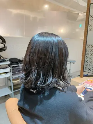 ミディアム 早稲田/ショート/ 髪質改善/艶カラーのヘアスタイル