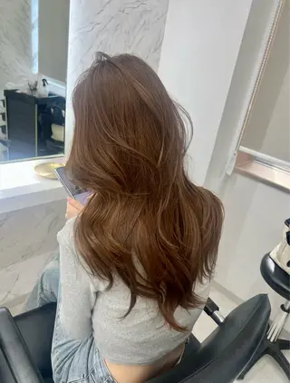 ロング カラー E:terne大宮店 ディレクター豊島穂希のヘアスタイル