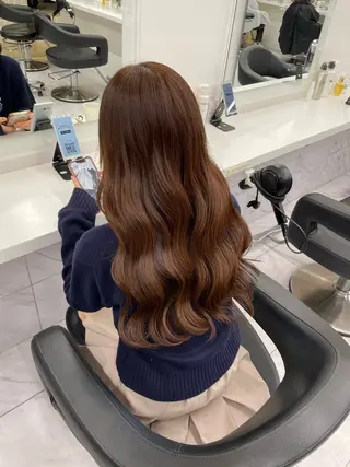 ロング カラー ヘアアレンジ 💗横浜美容室 💗HARUNAのヘアスタイル