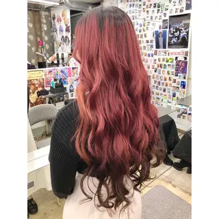 ロング カラー 推しカラー✨ オタク美容師ユウカのヘアスタイル