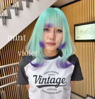 ロング カラー Selenehair 三条本店のヘアスタイル