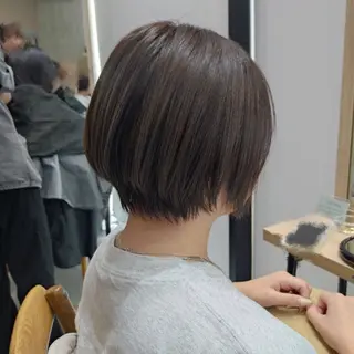 ショート カラー ヘアアレンジ/柔らか 艶カラー/AKARIのヘアスタイル