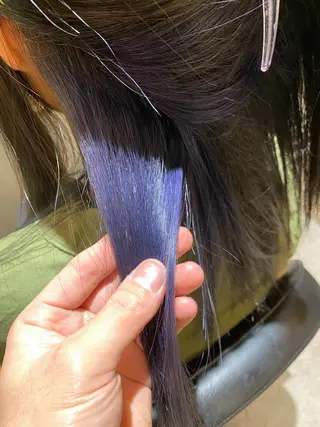 ロング カラー KEN KENのヘアスタイル