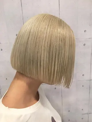 ショート カラー 韓・中華美女ヘア 🇰🇷×🇨🇳のヘアスタイル