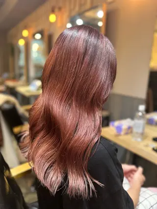 ロング 園田 彩音のヘアスタイル