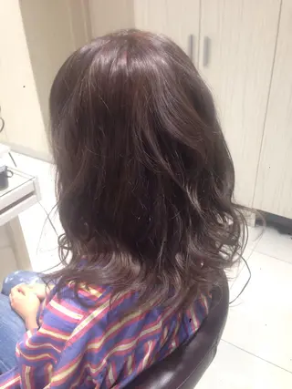 セミロング ロング カラー ✨艶髪✨透明感✨ 山内大樹のヘアスタイル