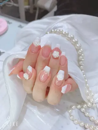 ネイル ネイルサロンAiri 長さ出し·シンプルのネイルデザイン