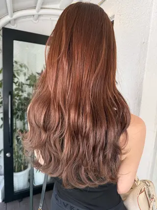 ロング カラー 渋谷髪質改善/縮毛 矯正/かすが🪽🫧のヘアスタイル