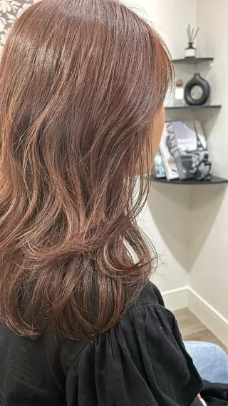 セミロング hair  salon Zöld.所属・KAIBORI ASUKAのヘアスタイル