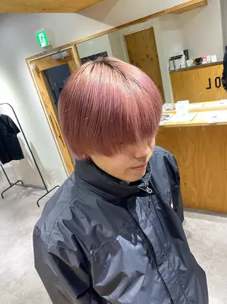 カラー メンズ メンズブリーチカラー /パーマ ごーた立川のヘアスタイル