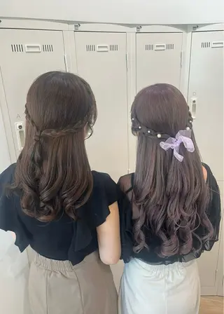 ヘアアレンジ 透明感カラー🫧/ アレンジ/ayanoのヘアスタイル