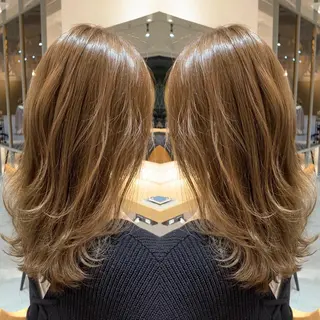 ミディアム ✨髪質改善　美髪✨ 縮毛　井上 大誠のヘアスタイル