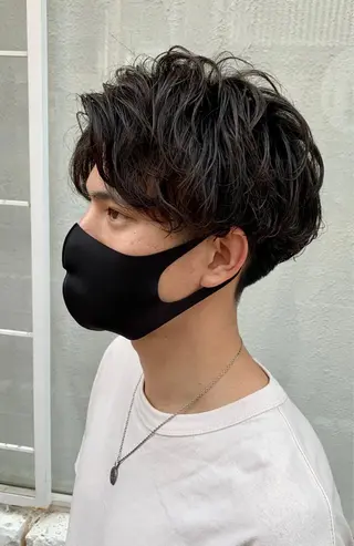 パーマ メンズ 水島 悠香子のヘアスタイル