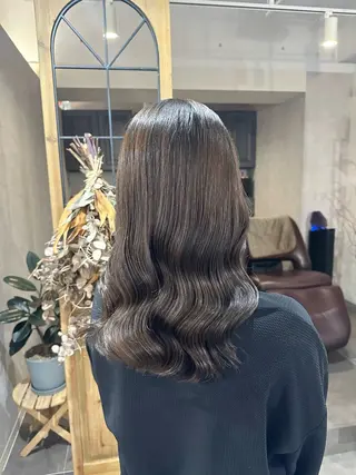 セミロング カラー Nizihair / Mizuki.*✿のヘアスタイル