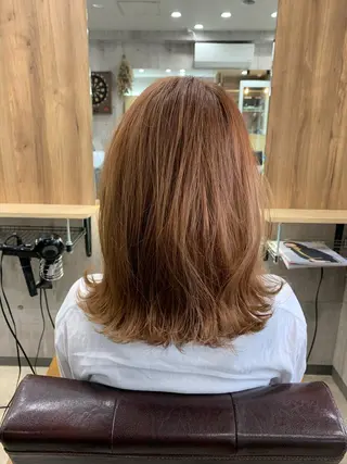 ミディアム カラー memento 斎藤大覚のヘアスタイル