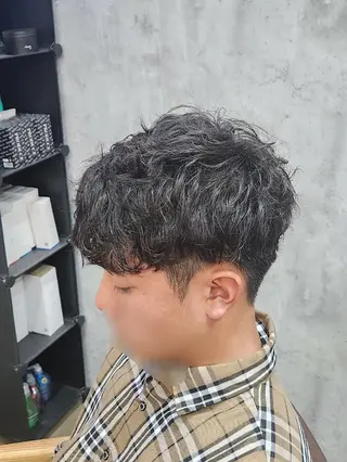 パーマ 🇰🇷ダウンパーマ 毛流れヘア🪽藤原のヘアスタイル