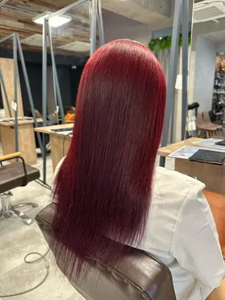ロング カラー 髪質改善・縮毛矯正 💎ASUKAのヘアスタイル
