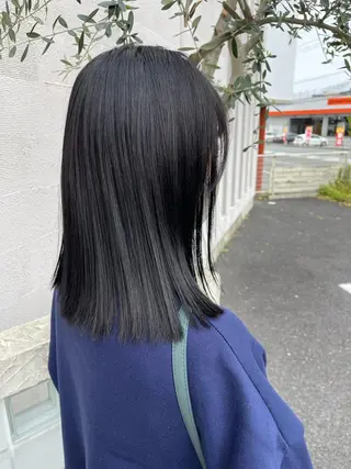 セミロング 梶原 真帆のヘアスタイル