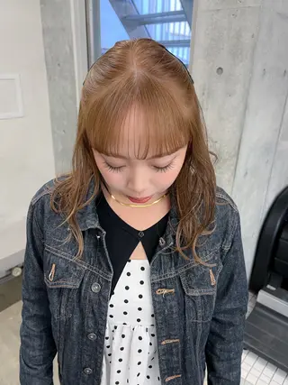 ミディアム カラー ボブ/パーマ 🐕‍🦺Nagiのヘアスタイル