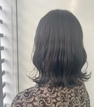 ミディアム カラー 韓国レイヤーカット/ 顔周りカットtamaのヘアスタイル