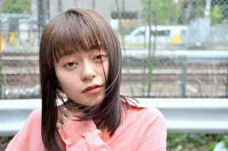 セミロング カラー OKAMOTO SUSUMUのヘアスタイル