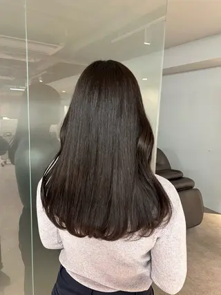 ロング FILMS haru 暖色/ぱつっとbobのヘアスタイル
