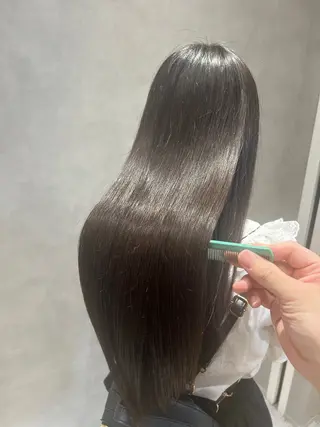 ロング カラー パーマ インナーカラー/ ストレート/奥野洸也のヘアスタイル