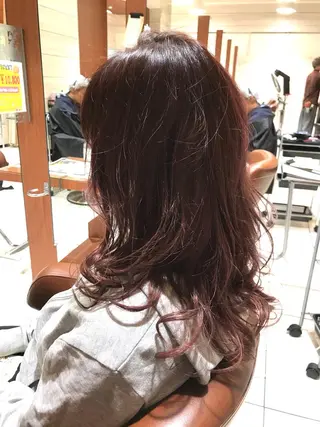 ロング カラー ヘアアレンジ テラモト カズヨシのヘアスタイル