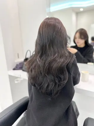 ロング カラー mao⭐️ 透明感カラー‎⭐️のヘアスタイル