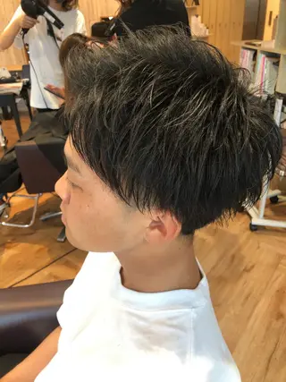 ショート ヘアアレンジ メンズ メンズZina代表 田端 麗治のヘアスタイル