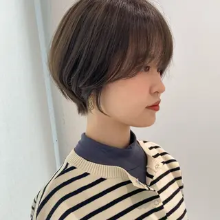 ショート カラー ハッシュカット 田窪珠妃のヘアスタイル