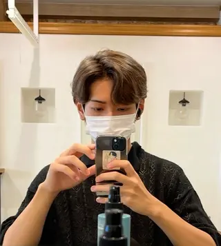 カラー メンズ 上𦚰 慶のヘアスタイル