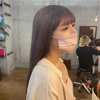 ロング ハイトーン/デザイン hirokiのヘアスタイル
