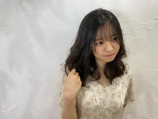 セミロング パーマ 堀 大輔のヘアスタイル