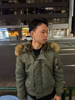 ショート パーマ メンズ 💈メンズ短髪特化 ✂︎伊藤大輝💈のヘアスタイル