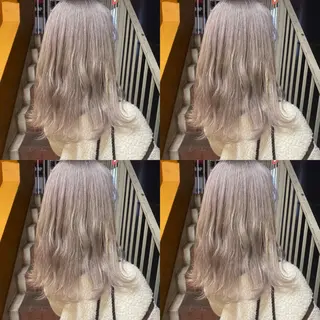 ミディアム カラー ヘアアレンジ 💎韓国レイヤー ×エクステゆうま💎のヘアスタイル