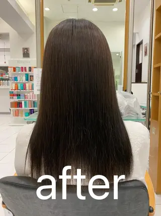 セミロング カラー 美髪矯正/平塚/ 磯川楓のヘアスタイル