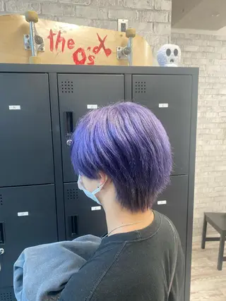 ミディアム カラー パーマ ヘアアレンジ メンズ キッズ ネイル マツエク・マツパ アイブロウ 🔥漢髪特化メンズ マネージャーYUKIのヘアスタイル