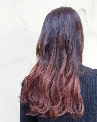 ロング カラー しらはま ようこのヘアスタイル