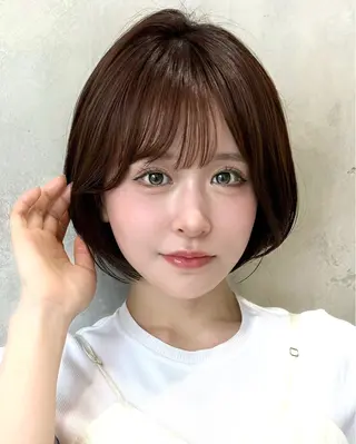 ショート カラー 💍新宿ショート 💍岩田莉奈のヘアスタイル