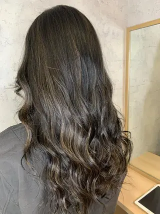 ロング 中川歩 髪質改善 ツヤカラー【横浜】のヘアスタイル
