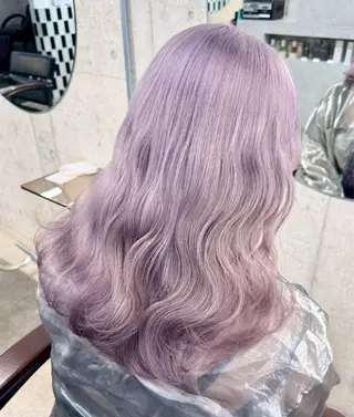 ロング カラー フジマ ハルナのヘアスタイル