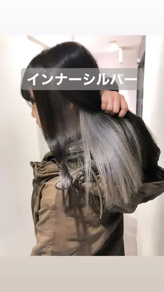 ロング カラー 店長 小池アキトのヘアスタイル